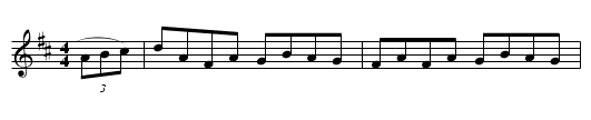 Fishers Hornpipe. GHW.059 - staff notation