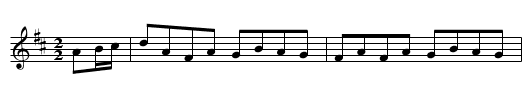 Fishers Hornpipe. TLY.014 - staff notation