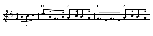 Fisher's Hornpipe - staff notation