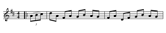 Fisher's Hornpipe - staff notation