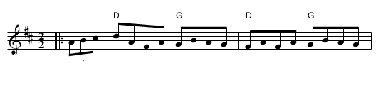 Fisher's Hornpipe - staff notation