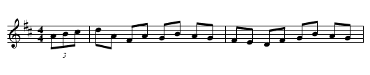 Fisher's hornpipe - staff notation