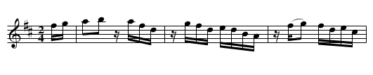 Fisher’s Jig - staff notation