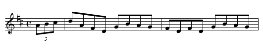 Fisher's - staff notation