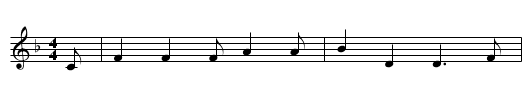 Fitba' Crazy - staff notation