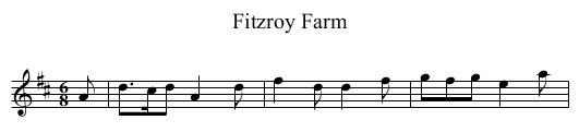 Fitzroy Farm - staff notation