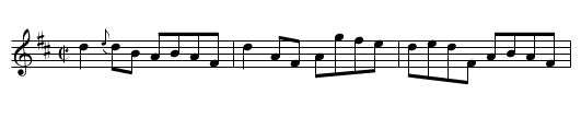 Five Miles Away - staff notation