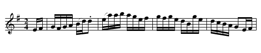Five Miles out of Town [4] - staff notation