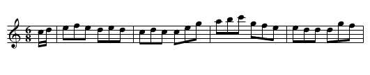 Flaming O'Flanigan's Jig - staff notation