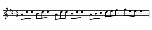 Flanagan's Jig - staff notation