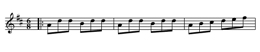 Flanagan's Jig - staff notation