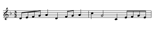 Flat Cap - staff notation