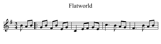 Flatworld - staff notation