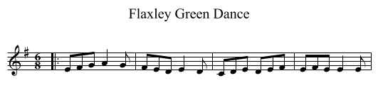 Flaxley Green Dance - staff notation