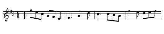 Flea, The - staff notation