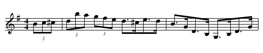 Flee as a Bird - staff notation