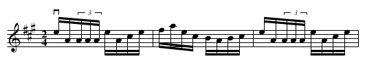 Fletcher's Delight -- Reel - staff notation