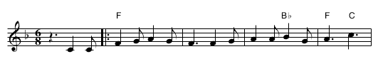 Fleur d'épine - staff notation
