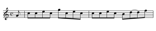 Flights of Fancy - staff notation
