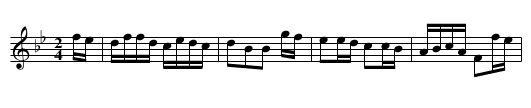 Flim's Castle. Car(G).35 - staff notation