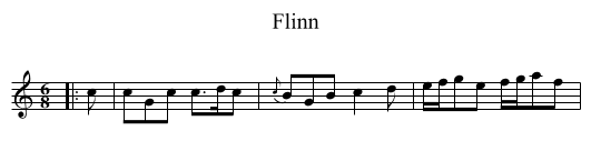 Flinn - staff notation