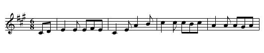 Flinton Fiddle Club Jig - staff notation
