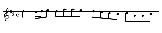 Flirt (The) - staff notation