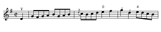 Flirtation -- Reel - staff notation