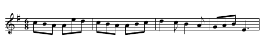Flitter Jig - staff notation