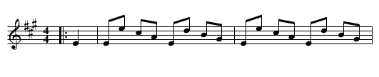Flockton's Hornpipe - staff notation