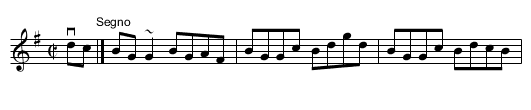FLOGGING -- REEL - staff notation