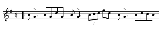 Flogging Reel - staff notation