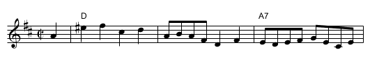 Flop-Eared Mule (II) - staff notation
