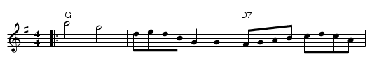 Flop-eared Mule - staff notation