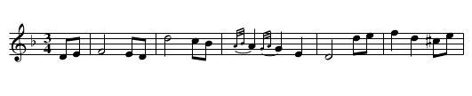 Flower of Fancy, A - staff notation