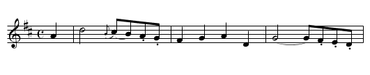 Flowerdale (gairloch) - staff notation