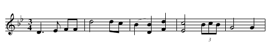 Flowers from Heaven - staff notation