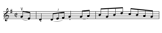 FLOWERS OF EDINBURG -- REEL - staff notation