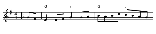 Flowers of Edinburgh - staff notation