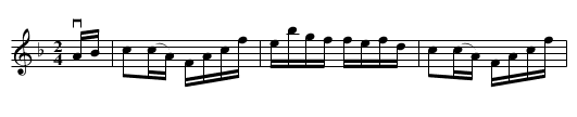 FLOWERS OF ST. PETERSBURG -- REEL - staff notation