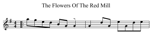 Flowers Of The Red Mill, The  - staff notation