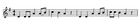 Flowers of the Valley - staff notation