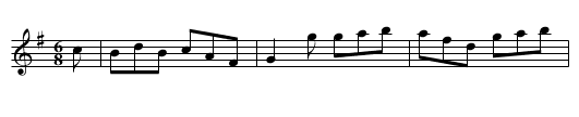 Flowery Fields - staff notation