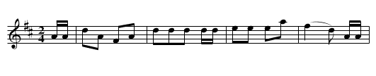 Flowing Bowl - staff notation