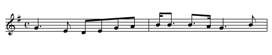 Flugga (1) - staff notation