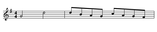 Flute Hornpipe. WM.046 - staff notation