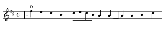 Fly Around - staff notation