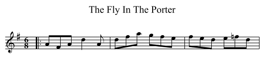 Fly In The Porter, The  - staff notation