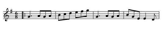 Flying Pig - staff notation
