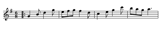 Flying to St. John's - staff notation